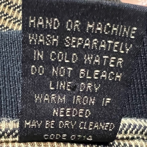 Tom James Short Sleeve 60’s Double Mercerized Cotton Polo Black/Tan Size M - Picture 6 of 6